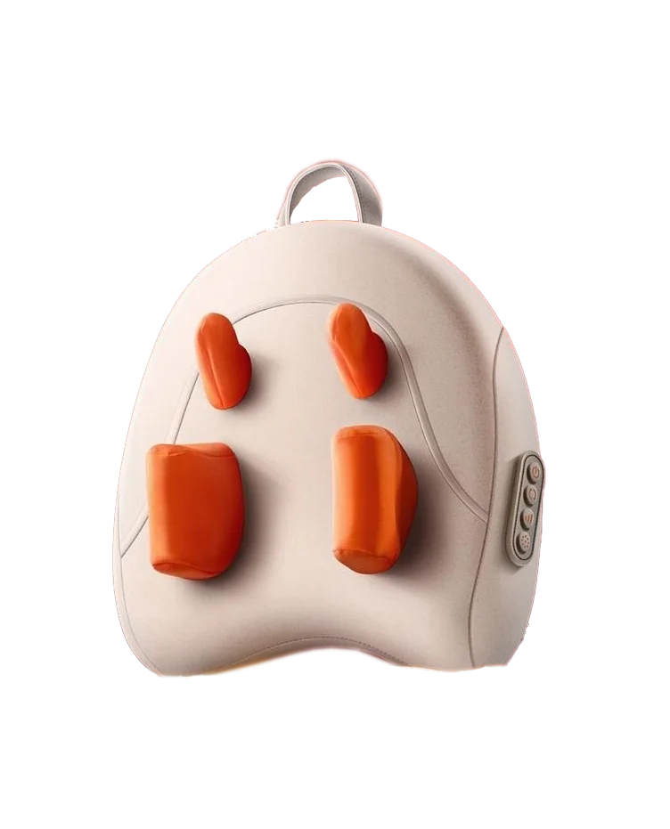 Wireless Heated Deep-Tissue Massage Pillow